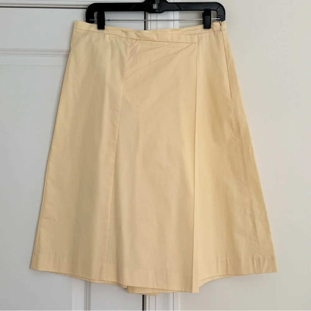 Zara Butter Yellow A-Line Skort
